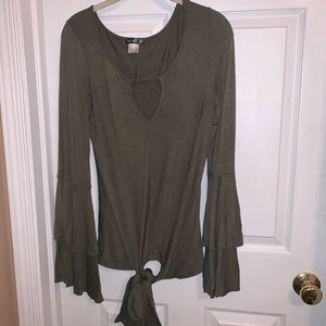 Flared, stylish blouse